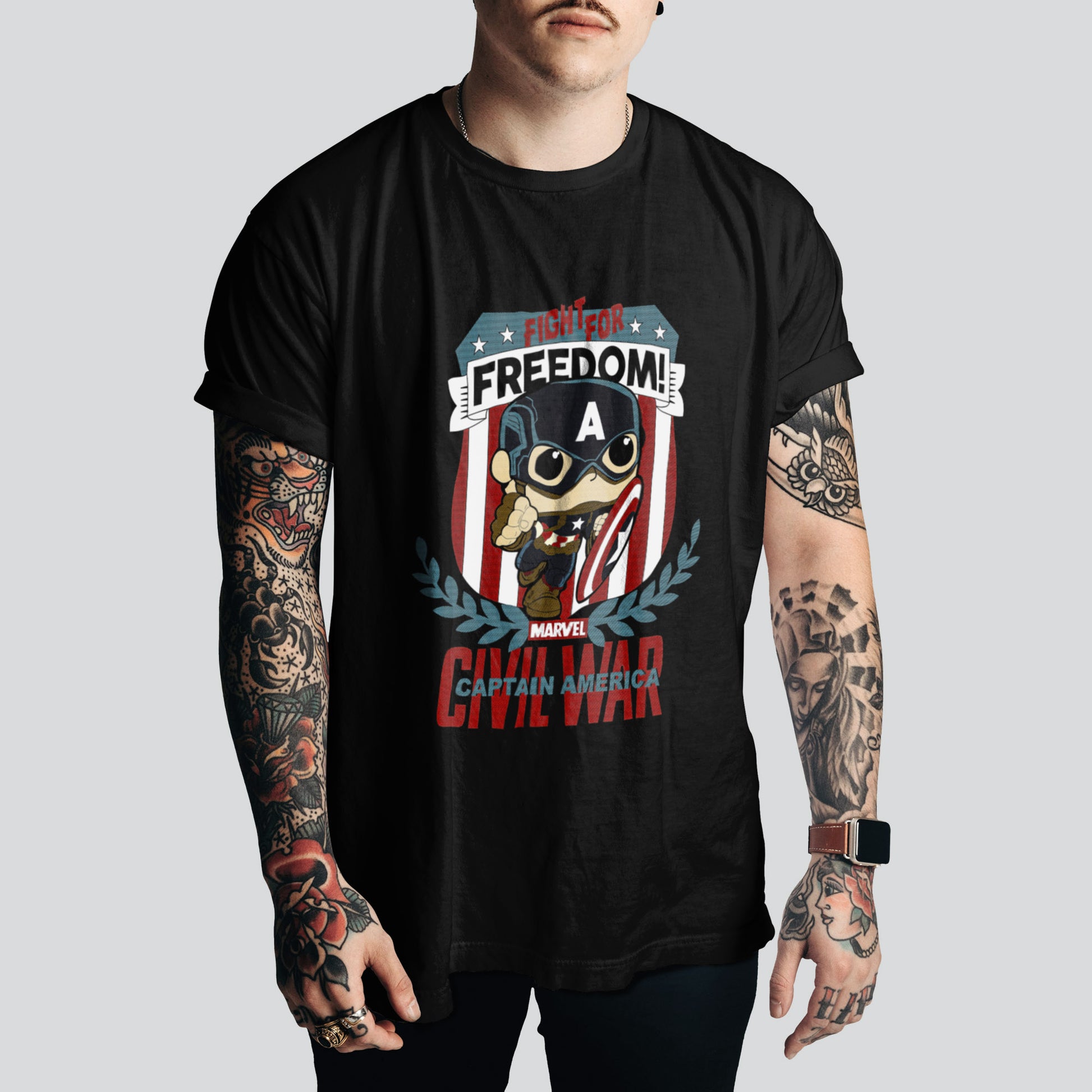 Funko Pop T-Shirt | Captain America – Geek Style & Pop Culture Vibes