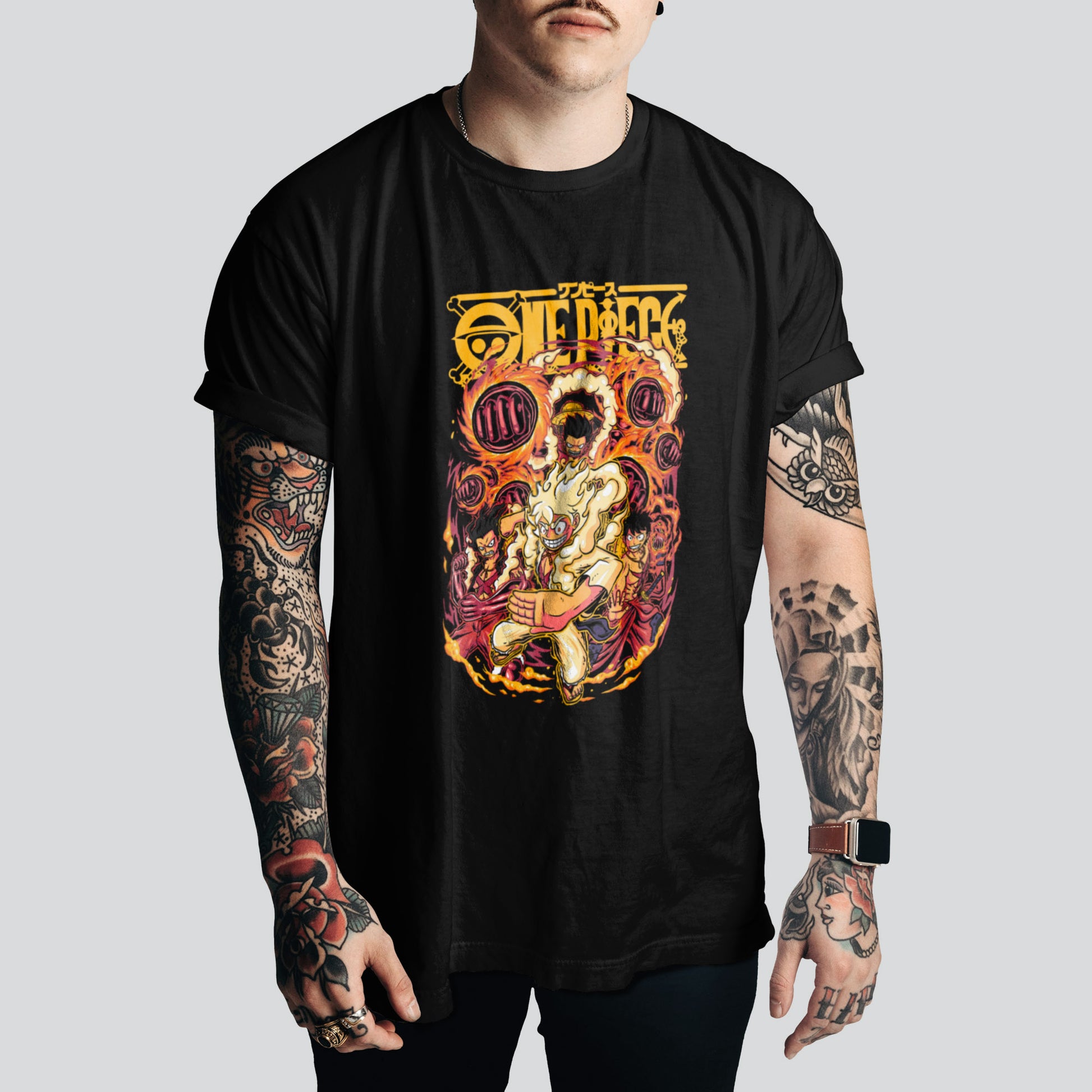 Luffy gears One Piece T-Shirt | Anime Tee for True Pirates – Manga Style & Epic Adventure