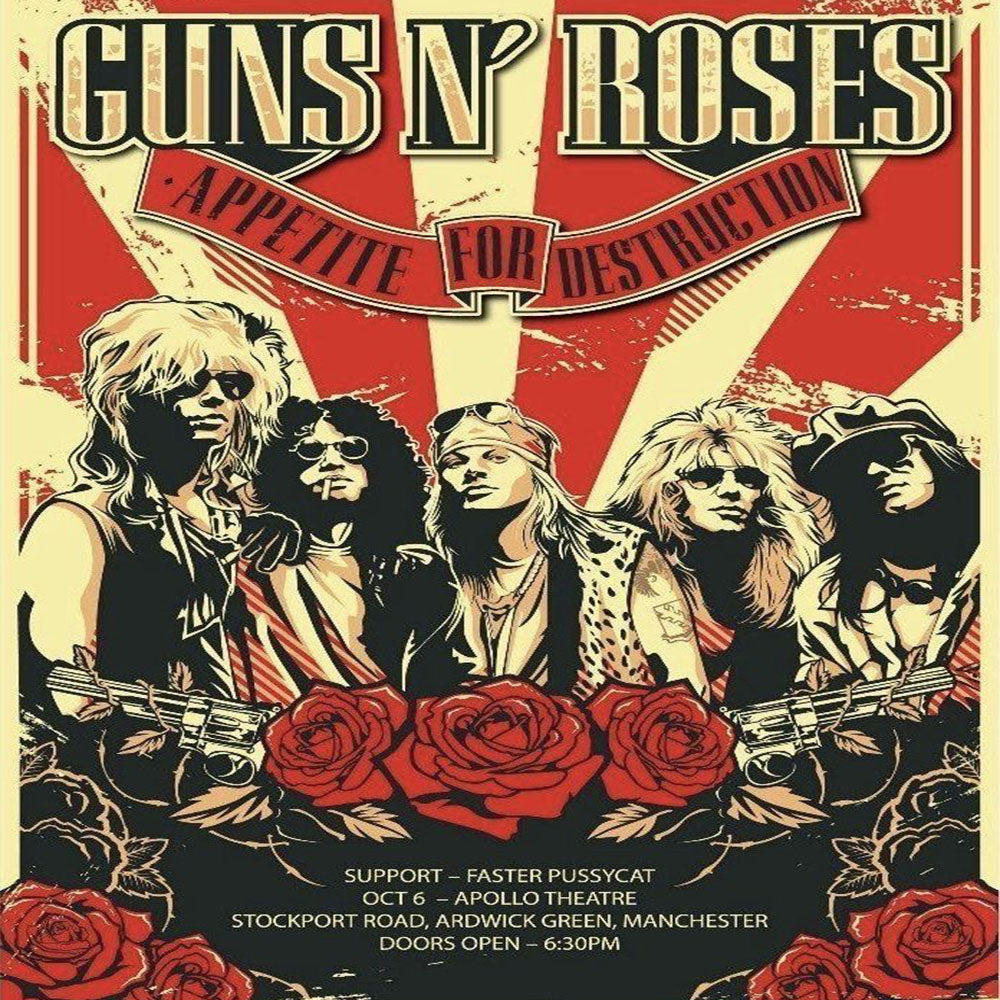 Guns N’ Roses T-Shirts – Geek World Shop Exclusive