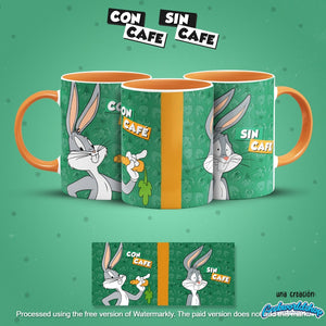 ☕ Con Café / Sin Café – 29 Cartoon-Inspired Digital Mug Designs
