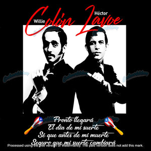 Hector & Willie Salsa Bootleg T-Shirt | Black & White Cartel Tee