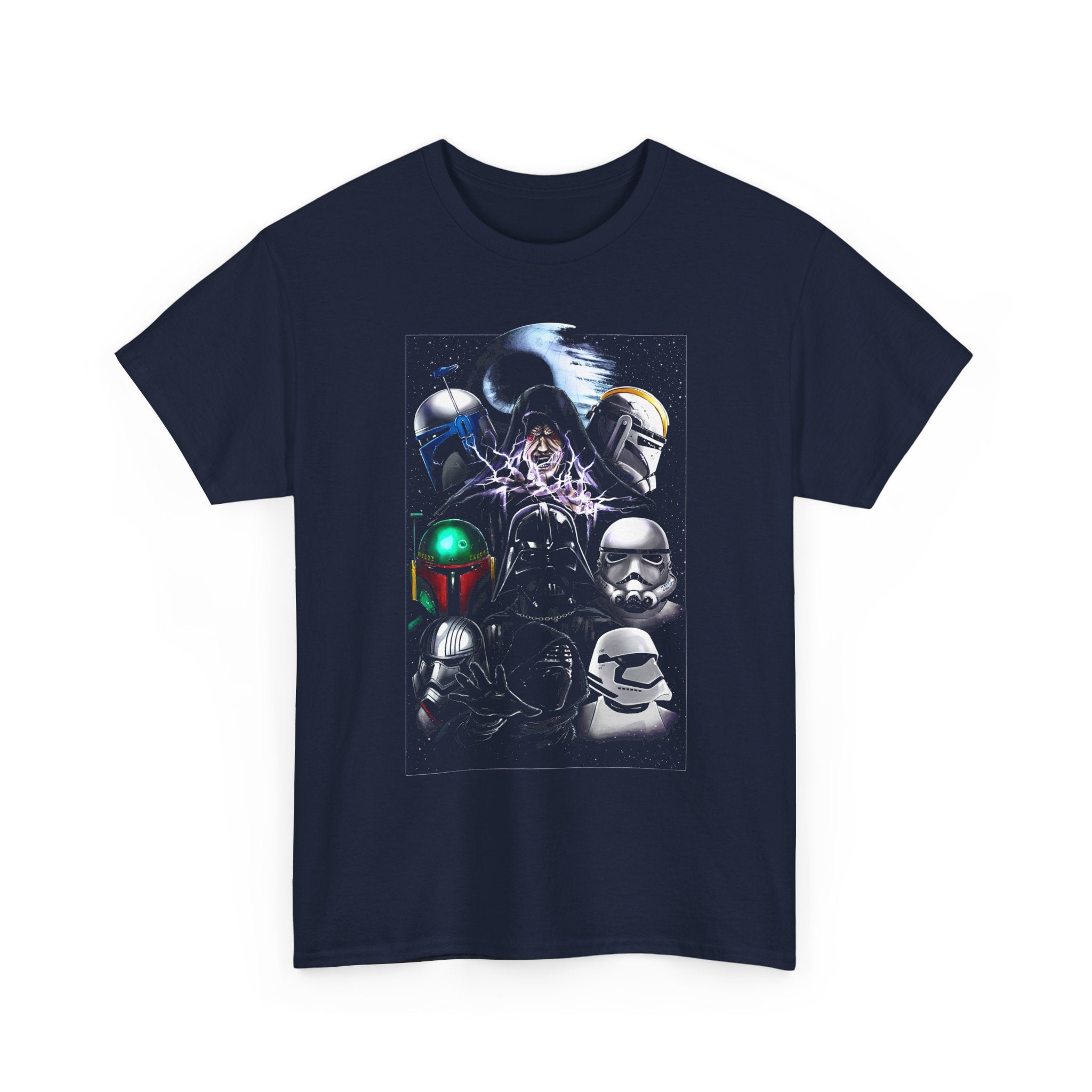 Star Wars Villains & Helmets Tee — Dark Side Character Collage T-Shirt
