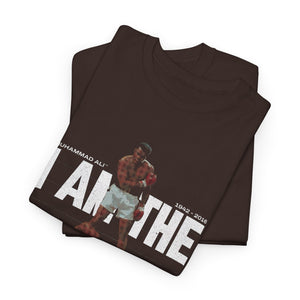 I AM THE GREATEST Boxing Tee — Muhammad Ali Tribute T-Shirt