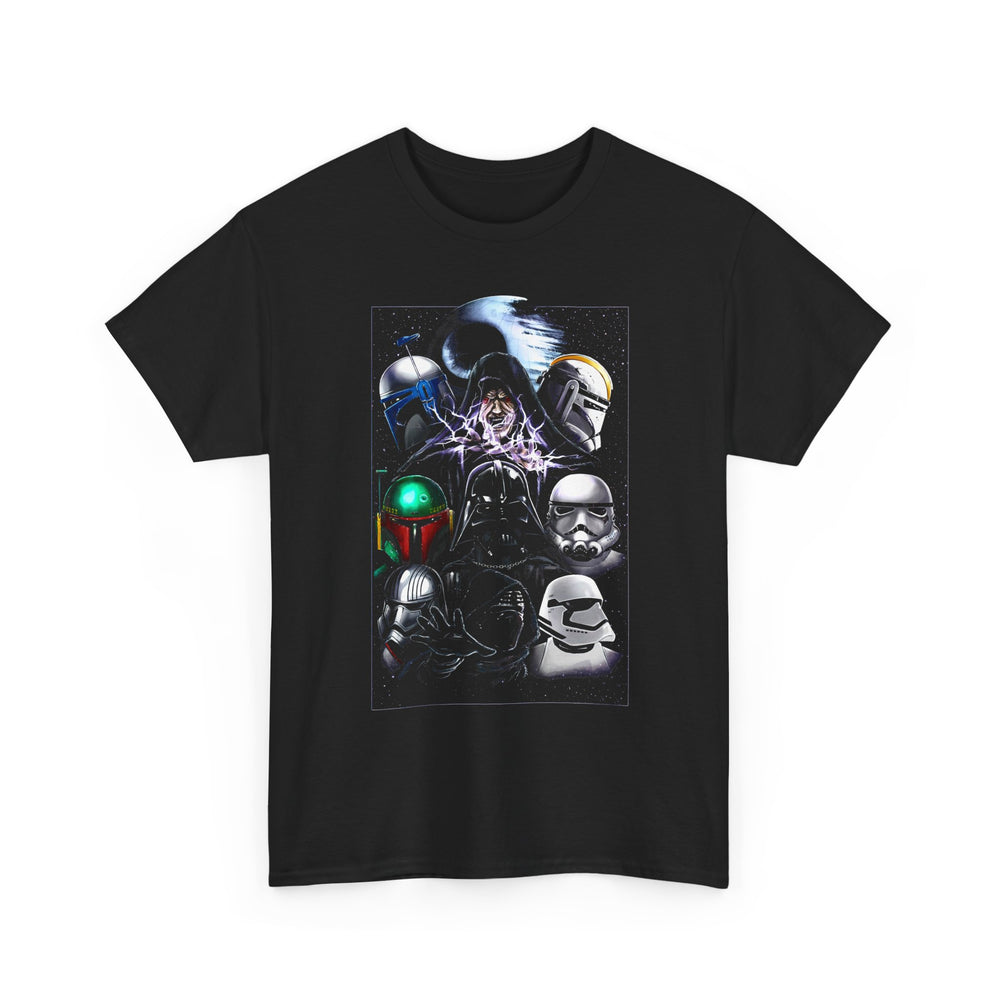 Star Wars Villains & Helmets Tee — Dark Side Character Collage T-Shirt