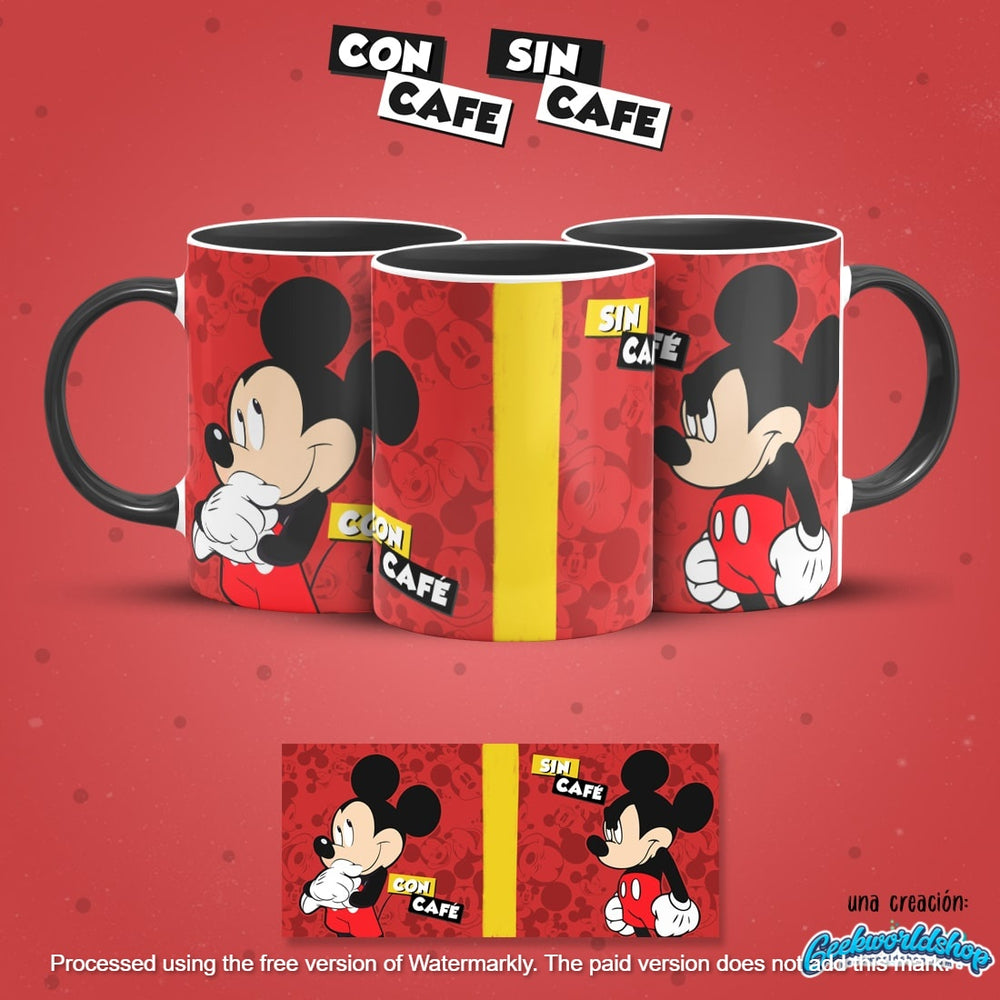 ☕ Con Café / Sin Café – 29 Cartoon-Inspired Digital Mug Designs