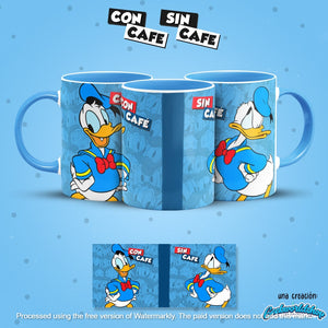 ☕ Con Café / Sin Café – 29 Cartoon-Inspired Digital Mug Designs
