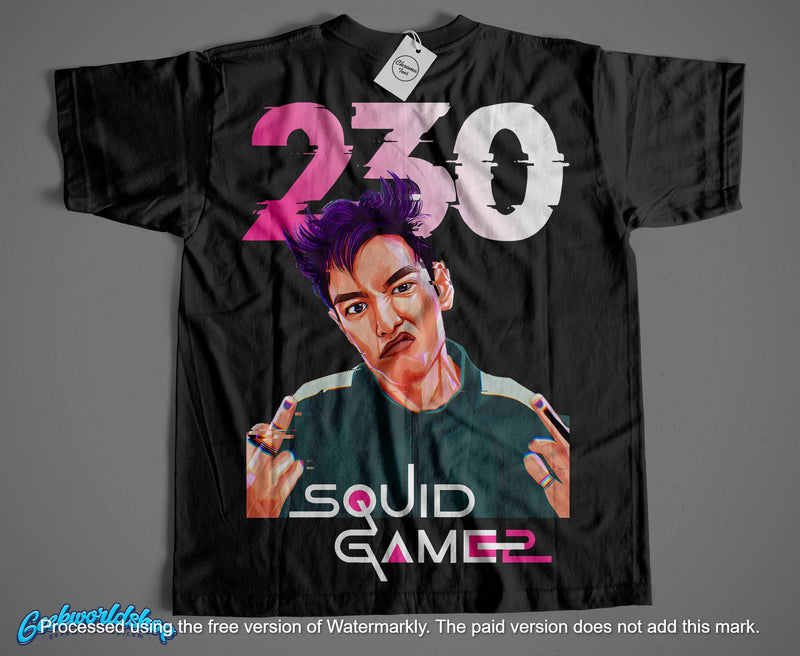 Squid Game T‑Shirt Design | Digital Download Printable PNG