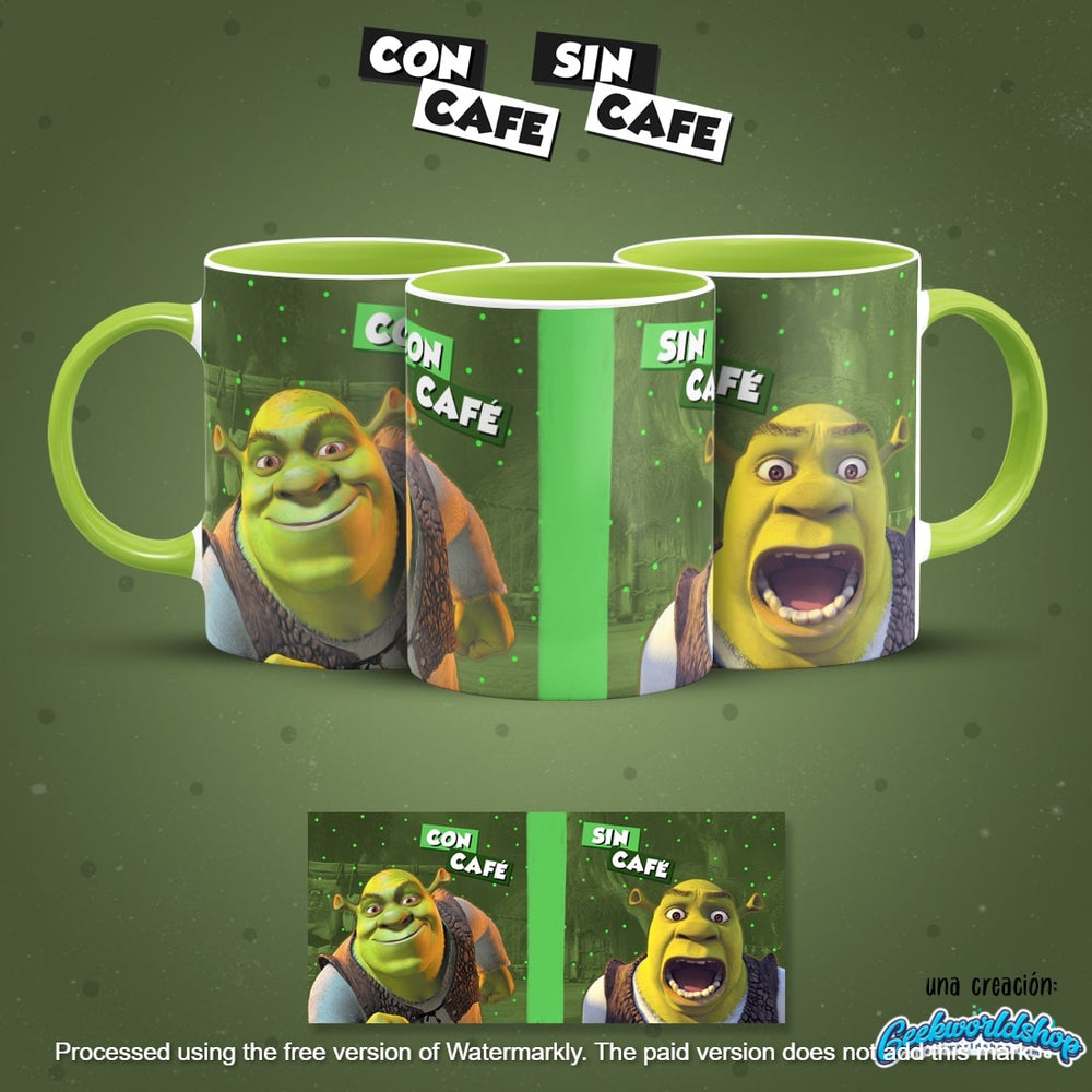 ☕ Con Café / Sin Café – 29 Cartoon-Inspired Digital Mug Designs