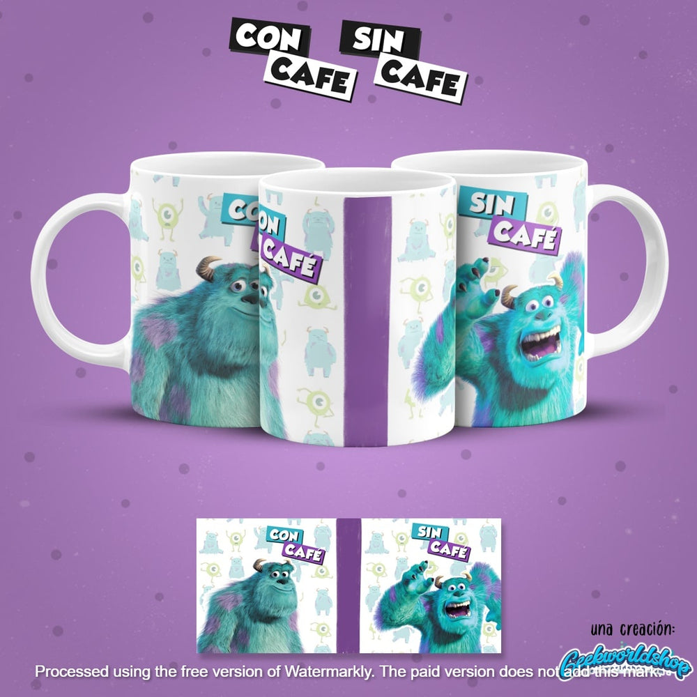 ☕ Con Café / Sin Café – 29 Cartoon-Inspired Digital Mug Designs
