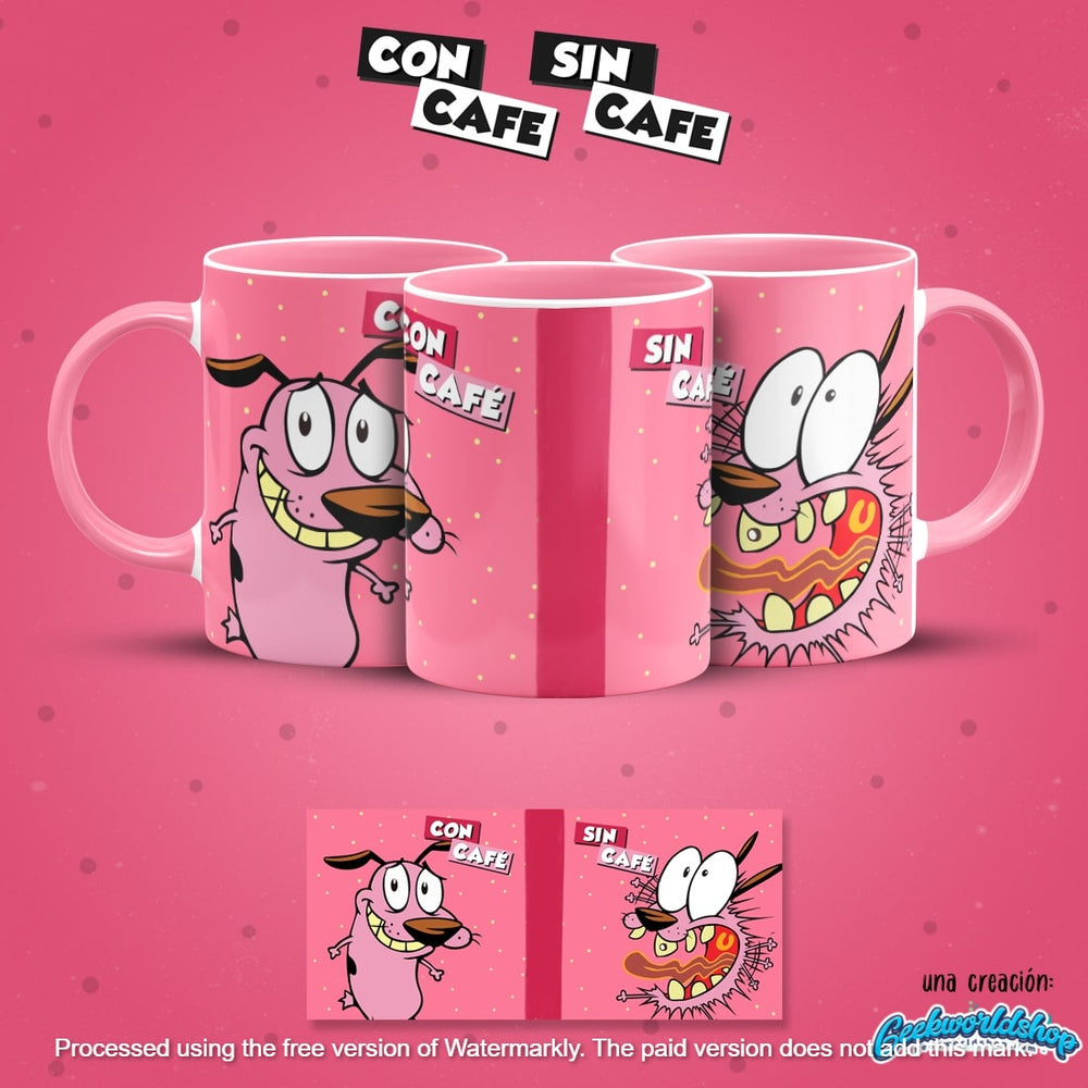 ☕ Con Café / Sin Café – 29 Cartoon-Inspired Digital Mug Designs