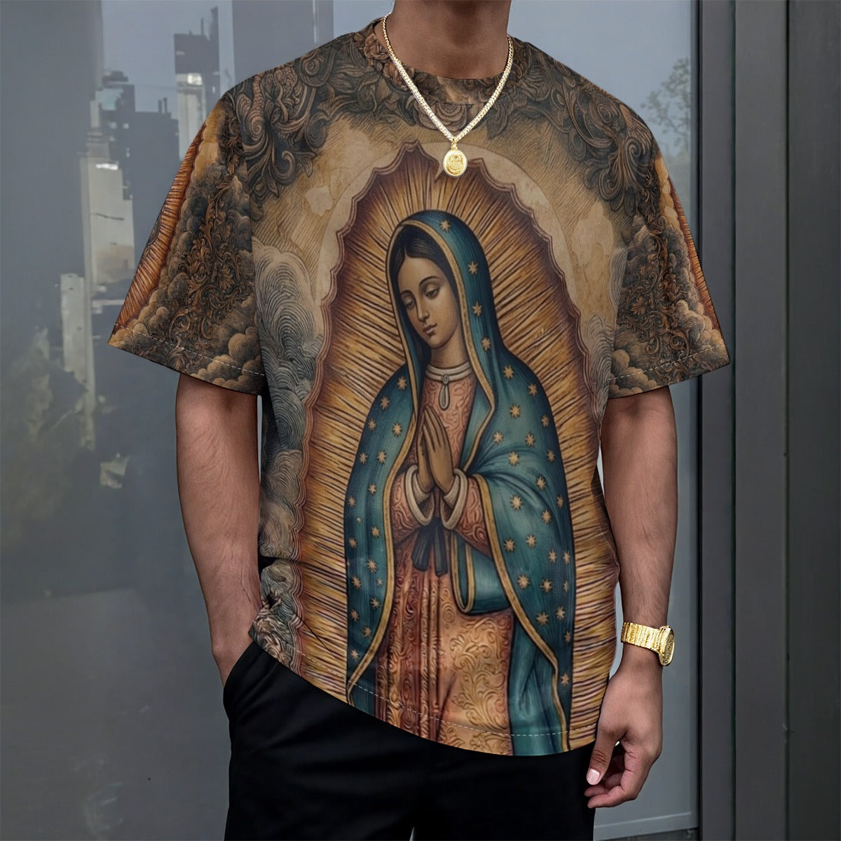 Our Lady of Guadalupe T-Shirt | All-Over Print