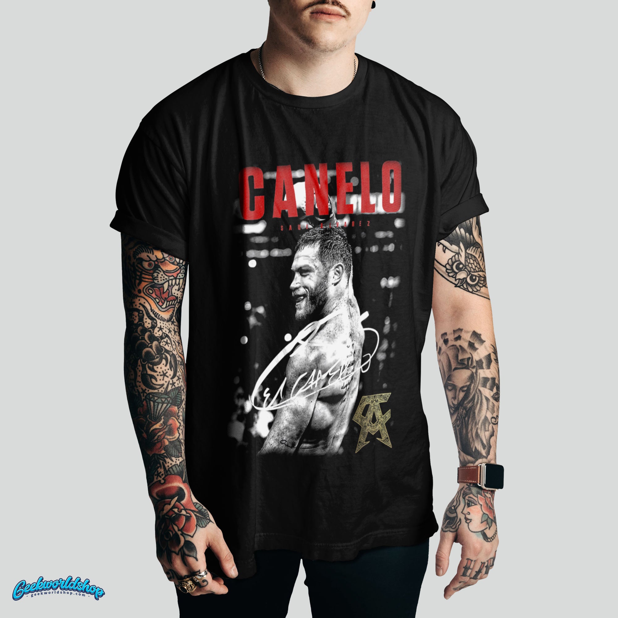 Canelo Álvarez Bootleg T-Shirt – Mexican Champion Retro Tee