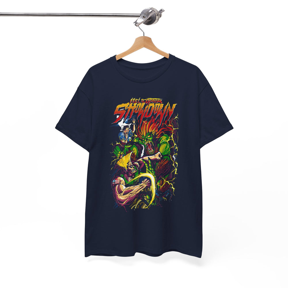 Arcade Showdown Graphic Tee — Retro Fighting Game Poster T-Shirt