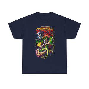 Arcade Showdown Graphic Tee — Retro Fighting Game Poster T-Shirt