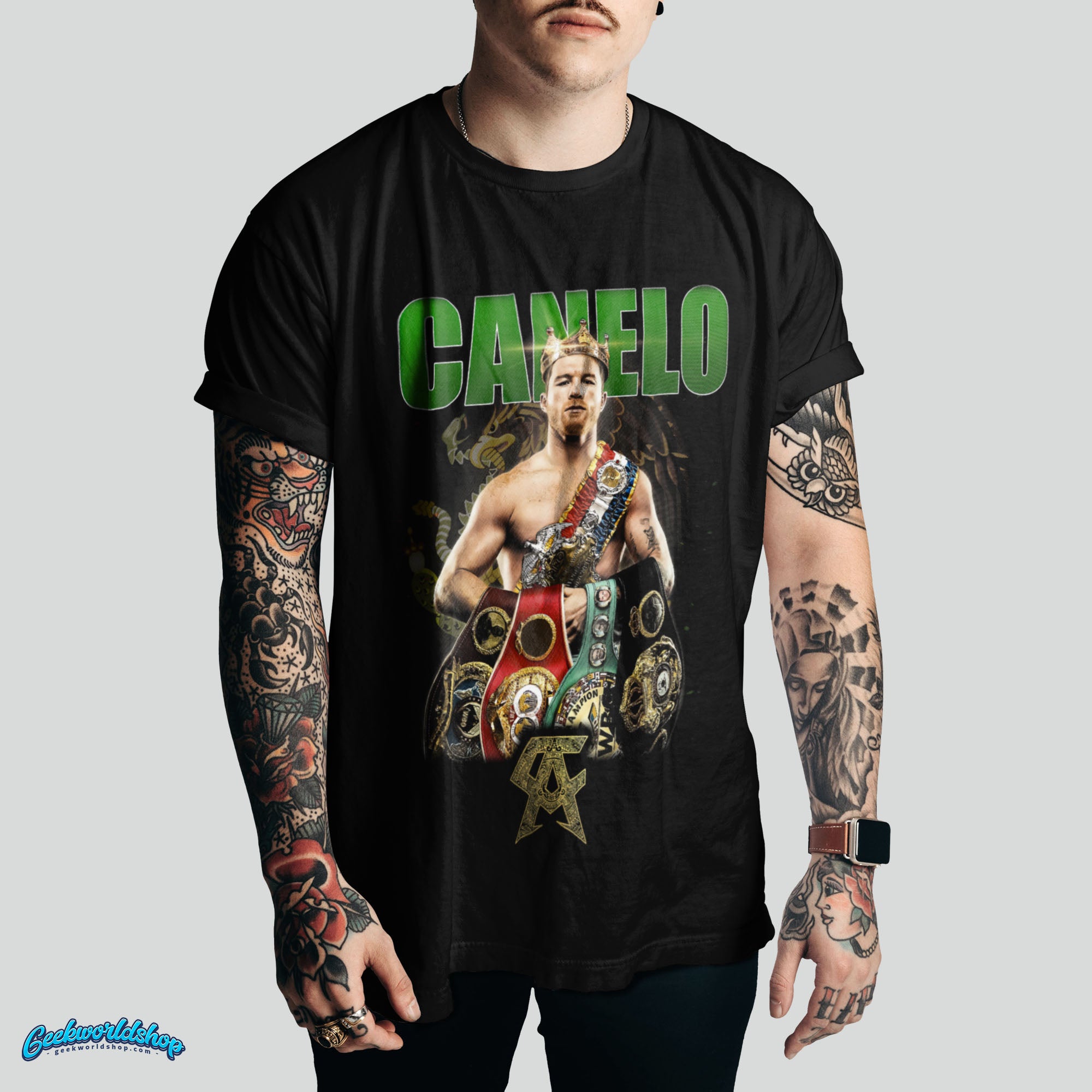 Canelo Álvarez Bootleg T-Shirt – Undisputed Champion Design