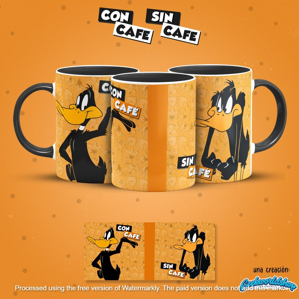 ☕ Con Café / Sin Café – 29 Cartoon-Inspired Digital Mug Designs