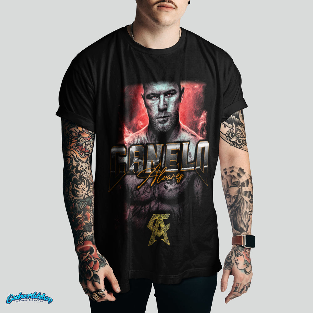 Canelo Álvarez Bootleg T-Shirt – Pound for Pound King Retro