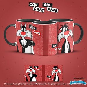 ☕ Con Café / Sin Café – 29 Cartoon-Inspired Digital Mug Designs