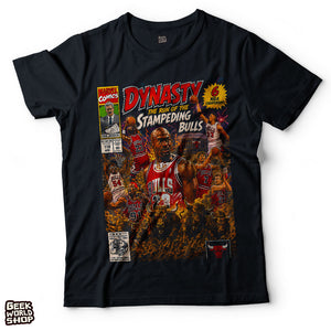 Dynasty: The Run of the Stampeding Bulls Comic T Shirt