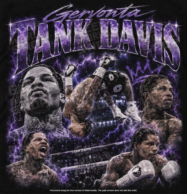 Gervonta "Tank" Davis Vintage Bootleg Style Graphic Tee