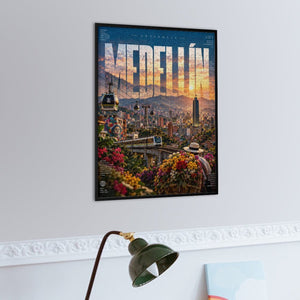 Vertical Colorful Wooden Puzzle -  Medellin Antioquia