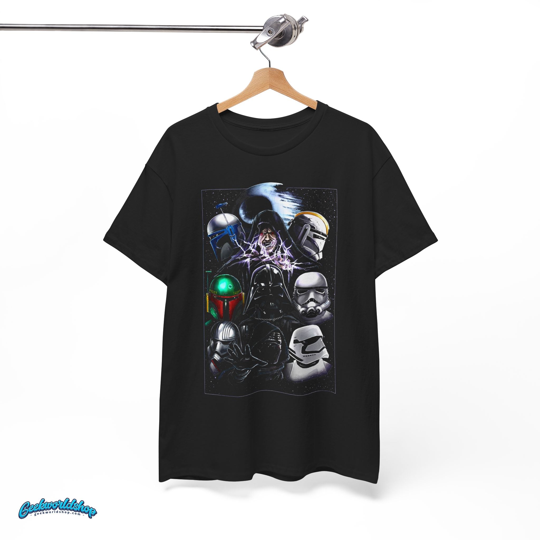 Star Wars Villains & Helmets Tee — Dark Side Character Collage T-Shirt