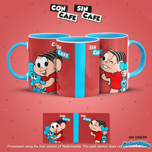 ☕ Con Café / Sin Café – 29 Cartoon-Inspired Digital Mug Designs