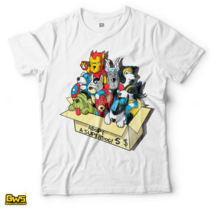 Adopt a Superdog Superhero Dogs T-Shirt