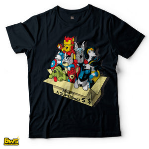 Adopt a Superdog Superhero Dogs T-Shirt