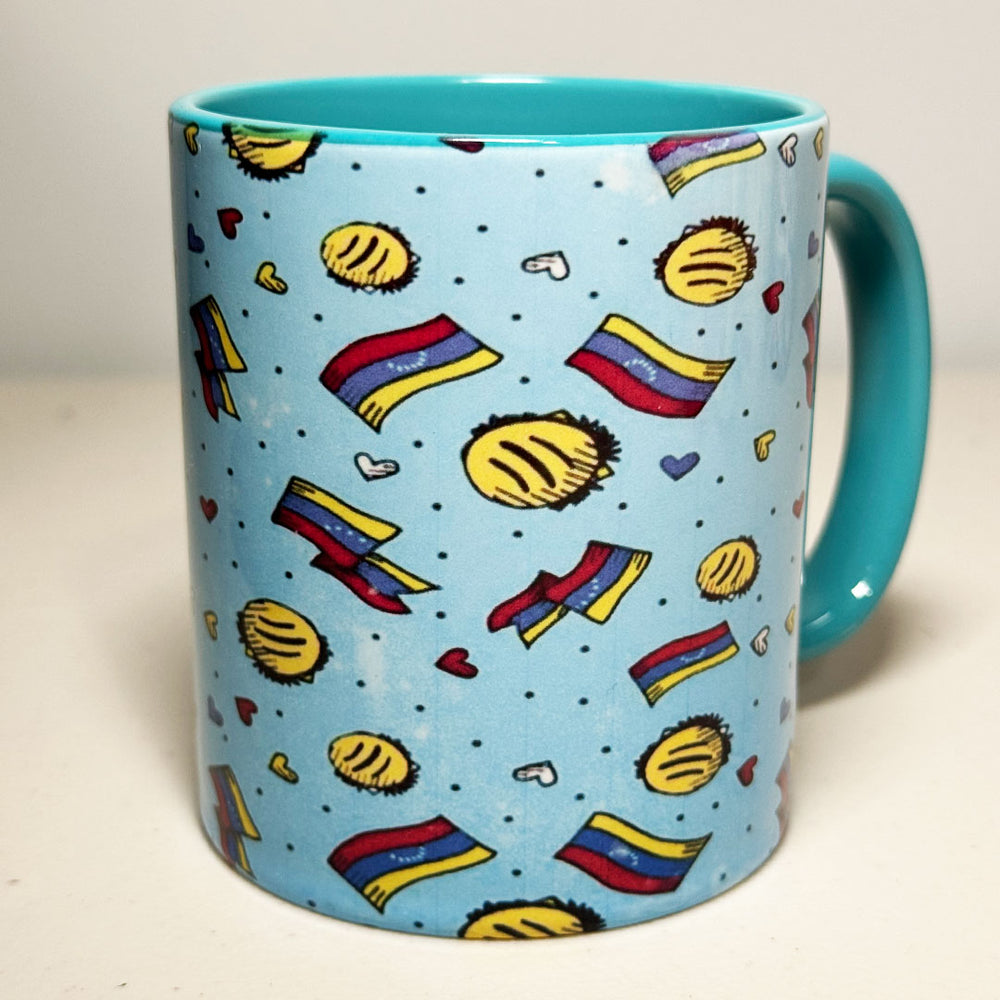 Arepa & Flag Pop Mug Flavor Meets Patriotism