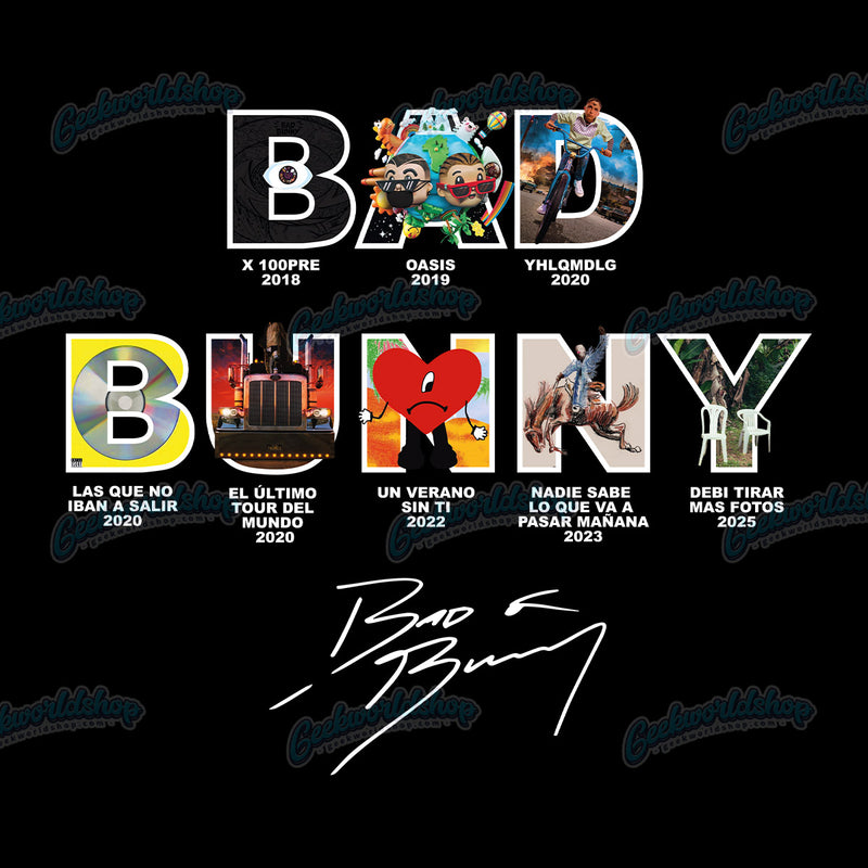 Bad Bunny Eras TOUR 2026 T-Shirt | Urban Style Tee – Tour Vibes & PR Pride