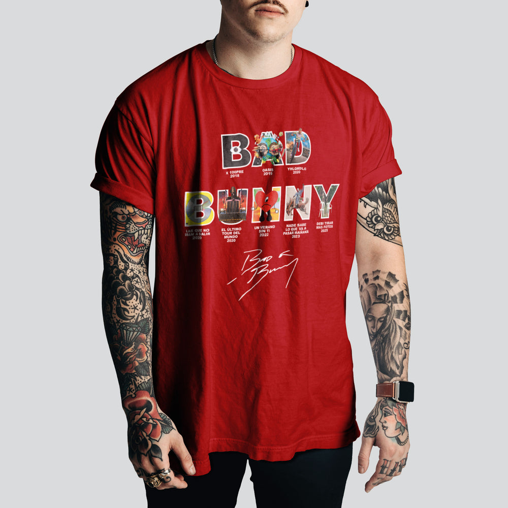 Bad Bunny Eras TOUR 2026 T-Shirt | Urban Style Tee – Tour Vibes & PR Pride