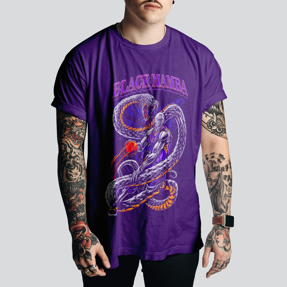 Black Mamba - Kobe Bryant T-Shirt | Retro Basketball Style – NBA Fan Must-Have