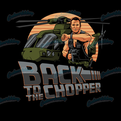"Back to the Chopper" Pop Culture T-Shirt | Iconic Graphic Tee for Fans
