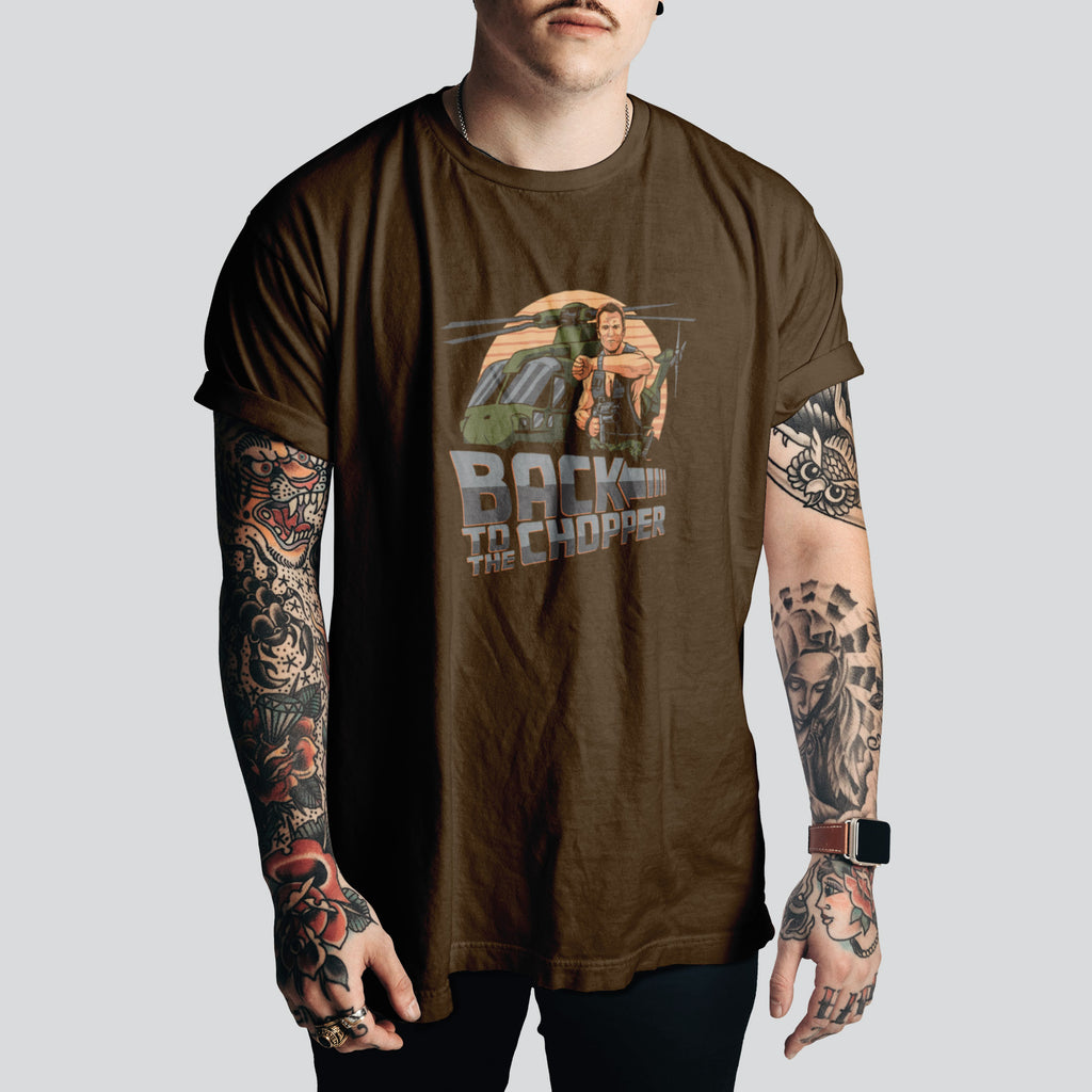 "Back to the Chopper" Pop Culture T-Shirt | Iconic Graphic Tee for Fans