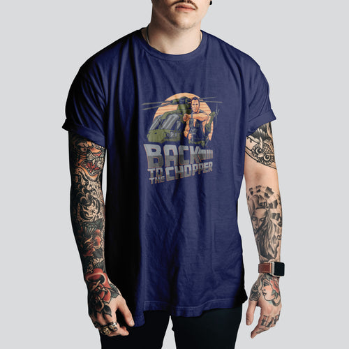 "Back to the Chopper" Pop Culture T-Shirt | Iconic Graphic Tee for Fans