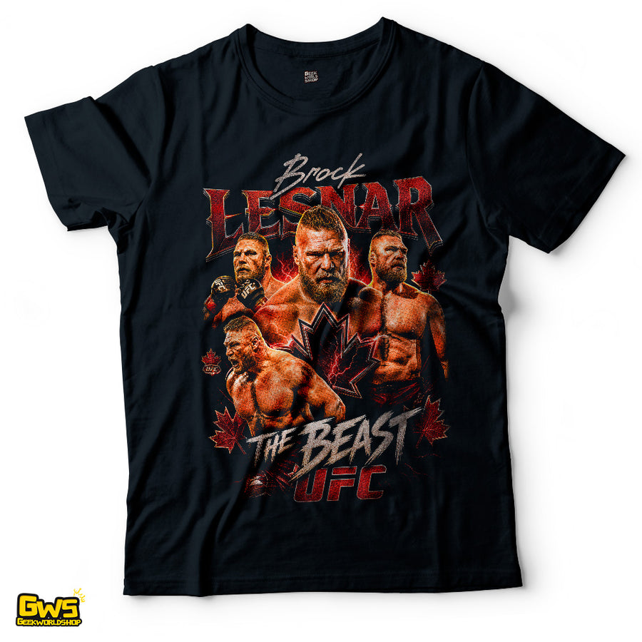 Brock Lesnar - The Beast T-Shirt – UFC Heavyweight Champion Vintage Bootleg