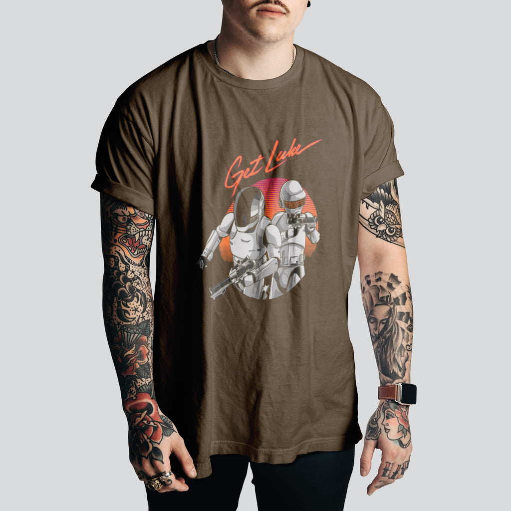 Daft Punk (Get Lucky!) Pop Culture T-Shirt | Iconic Graphic Tee for Fans