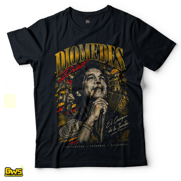Diomedes Díaz "El Cacique de la Junta" Tribute T-Shirt