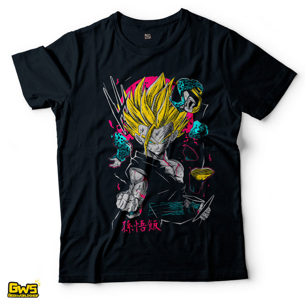 Dragon Ball Z Super Saiyan 2 Gohan vs Cell Juniors T-Shirt