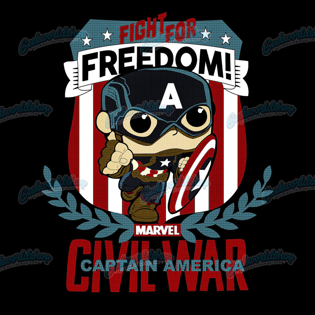 Funko Pop T-Shirt | Captain America – Geek Style & Pop Culture Vibes