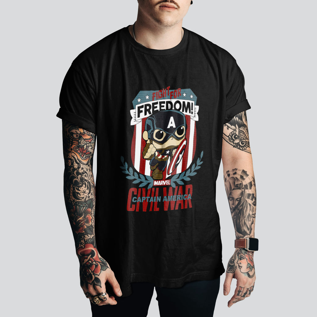 Funko Pop T-Shirt | Captain America – Geek Style & Pop Culture Vibes