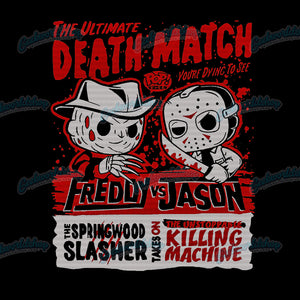 Funko Pop T-Shirt | Freddy Vs Jason – Geek Style & Pop Culture Vibes