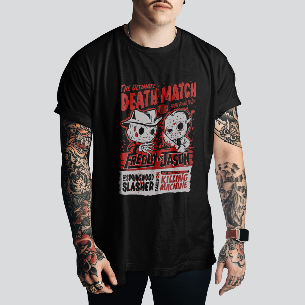 Funko Pop T-Shirt | Freddy Vs Jason – Geek Style & Pop Culture Vibes