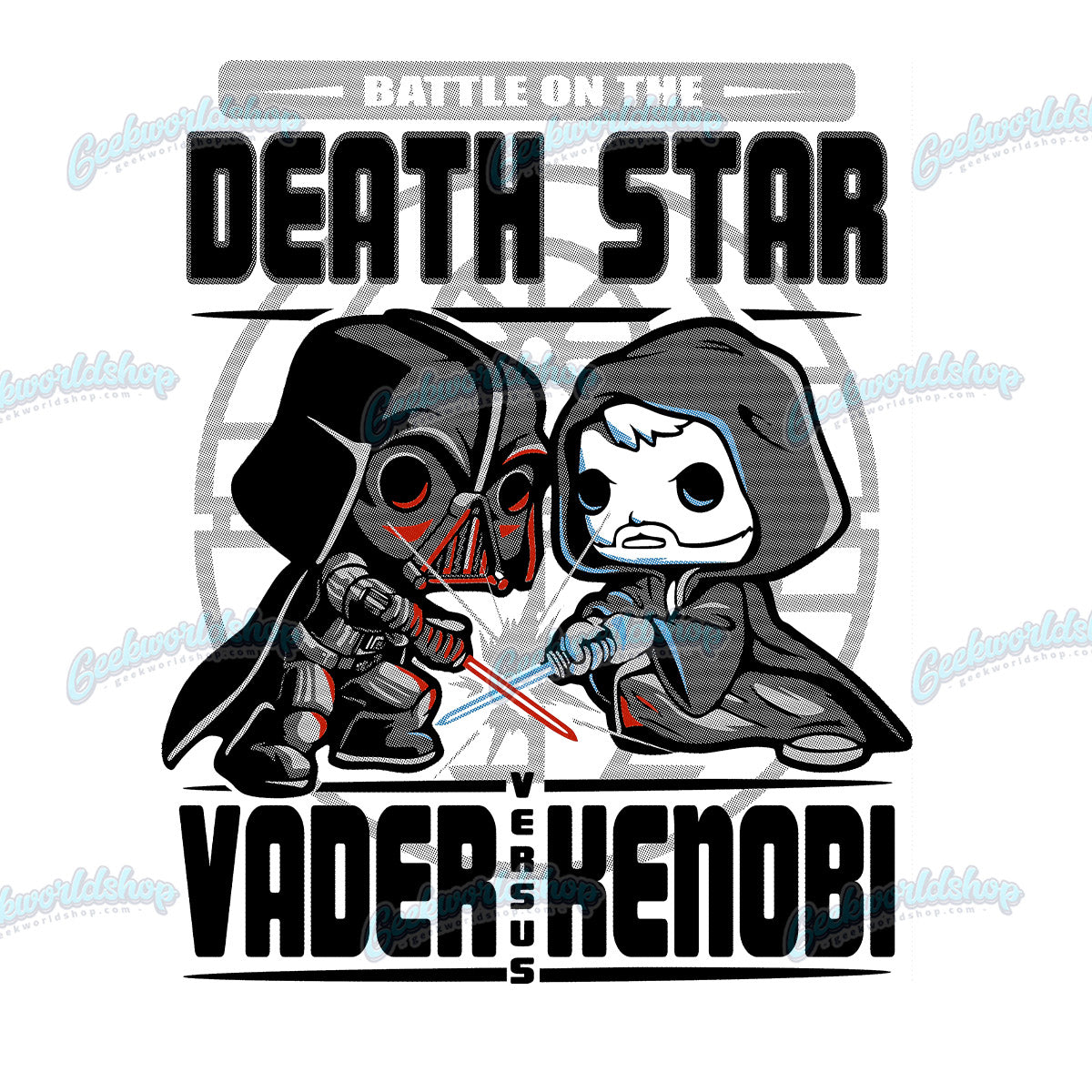 Funko Pop T-Shirt | Vader vs Kenobi – Geek Style & Pop Culture Vibes