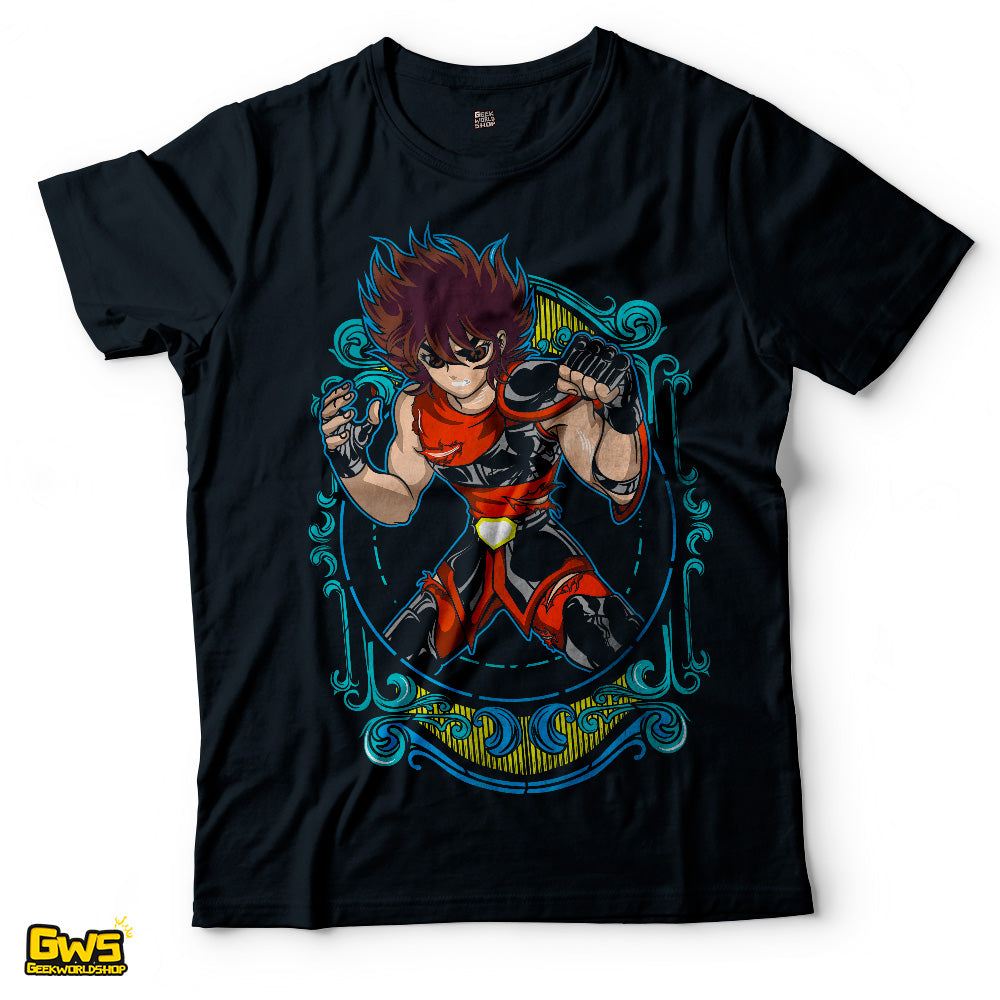 Saint Seiya Pegasus Seiya Vintage Frame T-Shirt