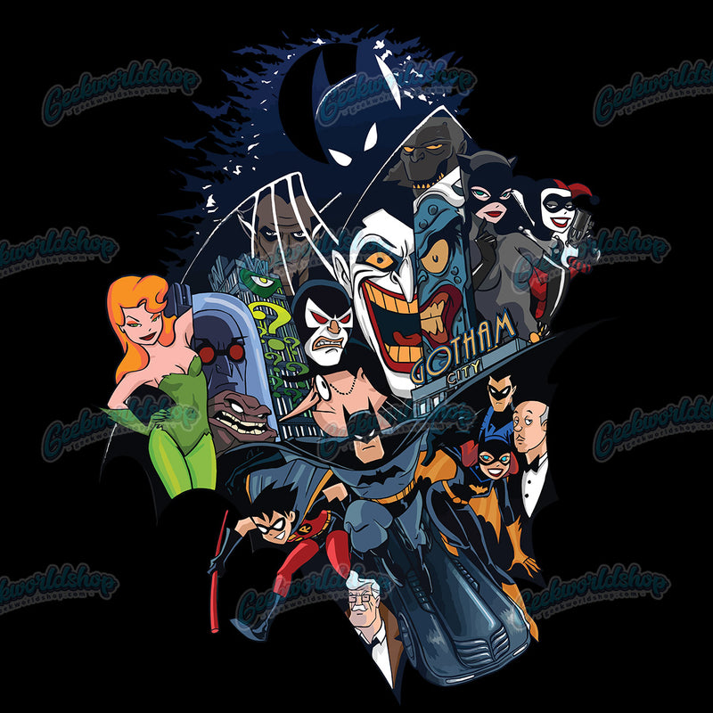 The Batman Retro Cartoon T-Shirt | 80s & 90s Nostalgia Apparel