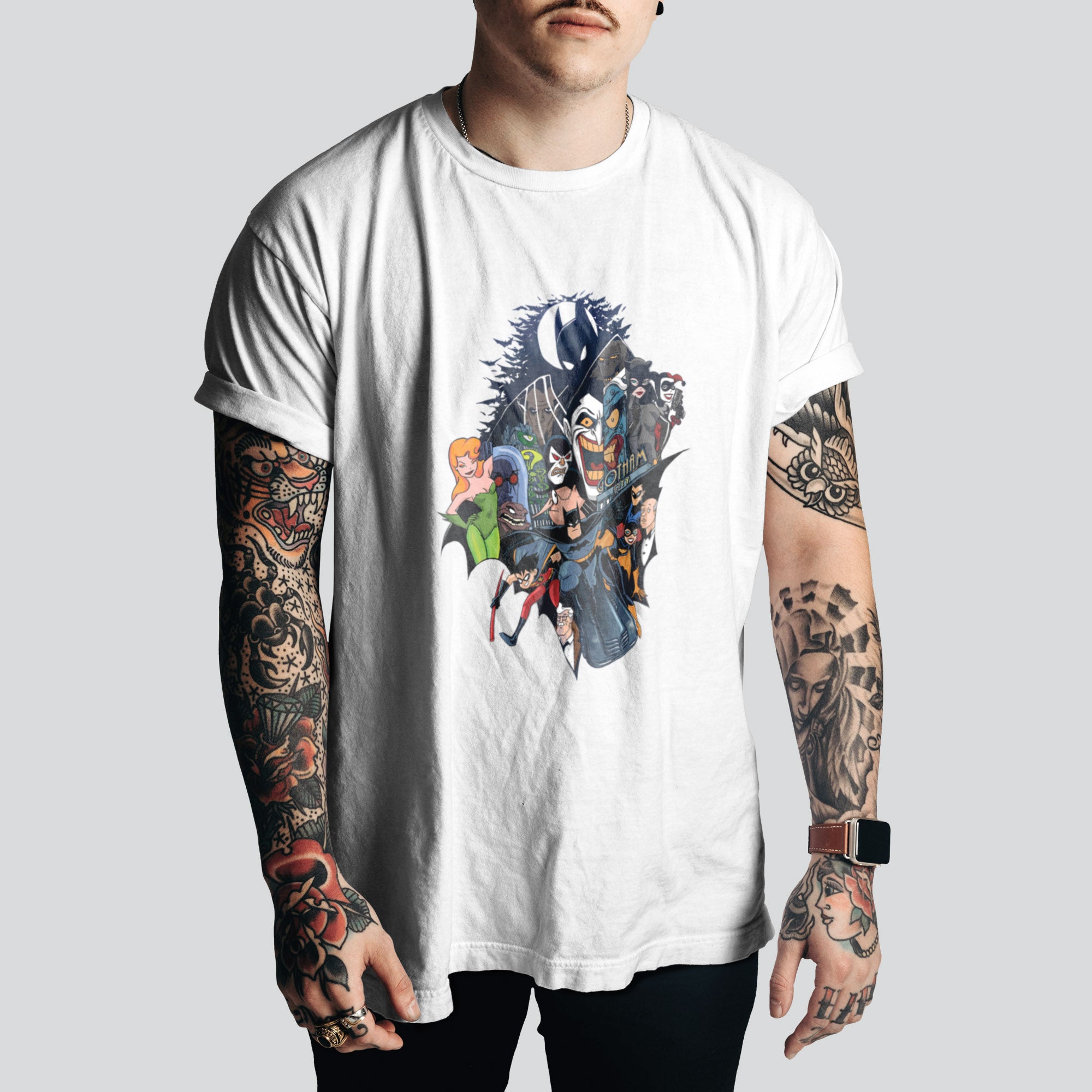 The Batman Retro Cartoon T-Shirt | 80s & 90s Nostalgia Apparel