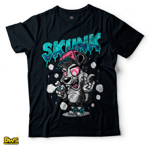 Graffiti Skunk Streetwear T-Shirt