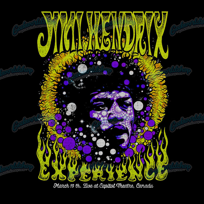 Jimmy hendrix Rock Band T-Shirt | Vintage Music Tee – Iconic Rock Style